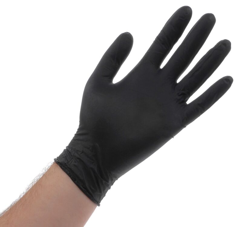 Black Nitrile Gloves