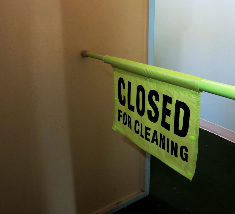 Closed For Cleaning- Hanging Sign