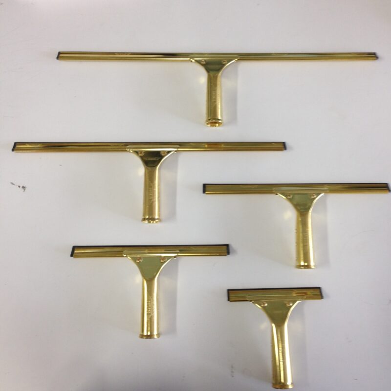 Squeegee Window Washer w/ Brass Handle