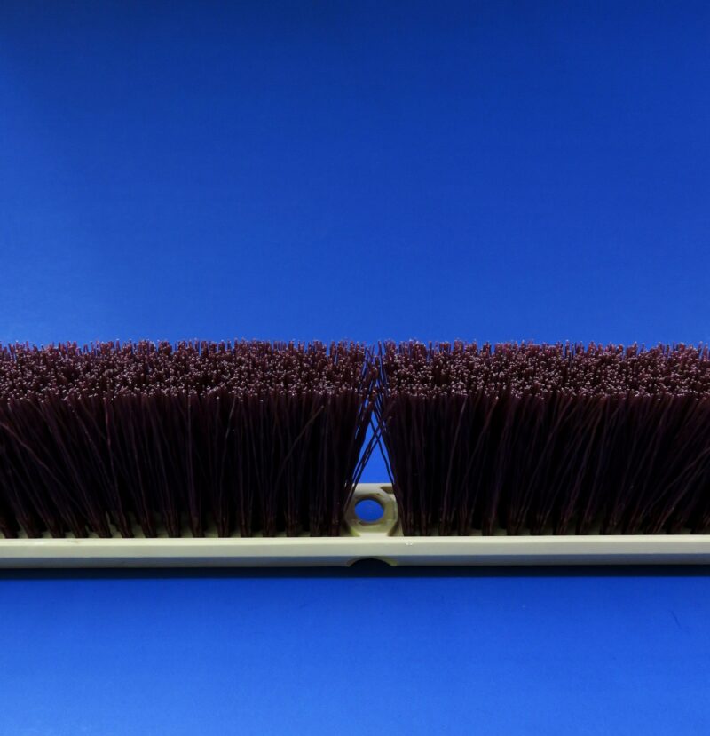 Concord Stiff Push Broom - Maroon