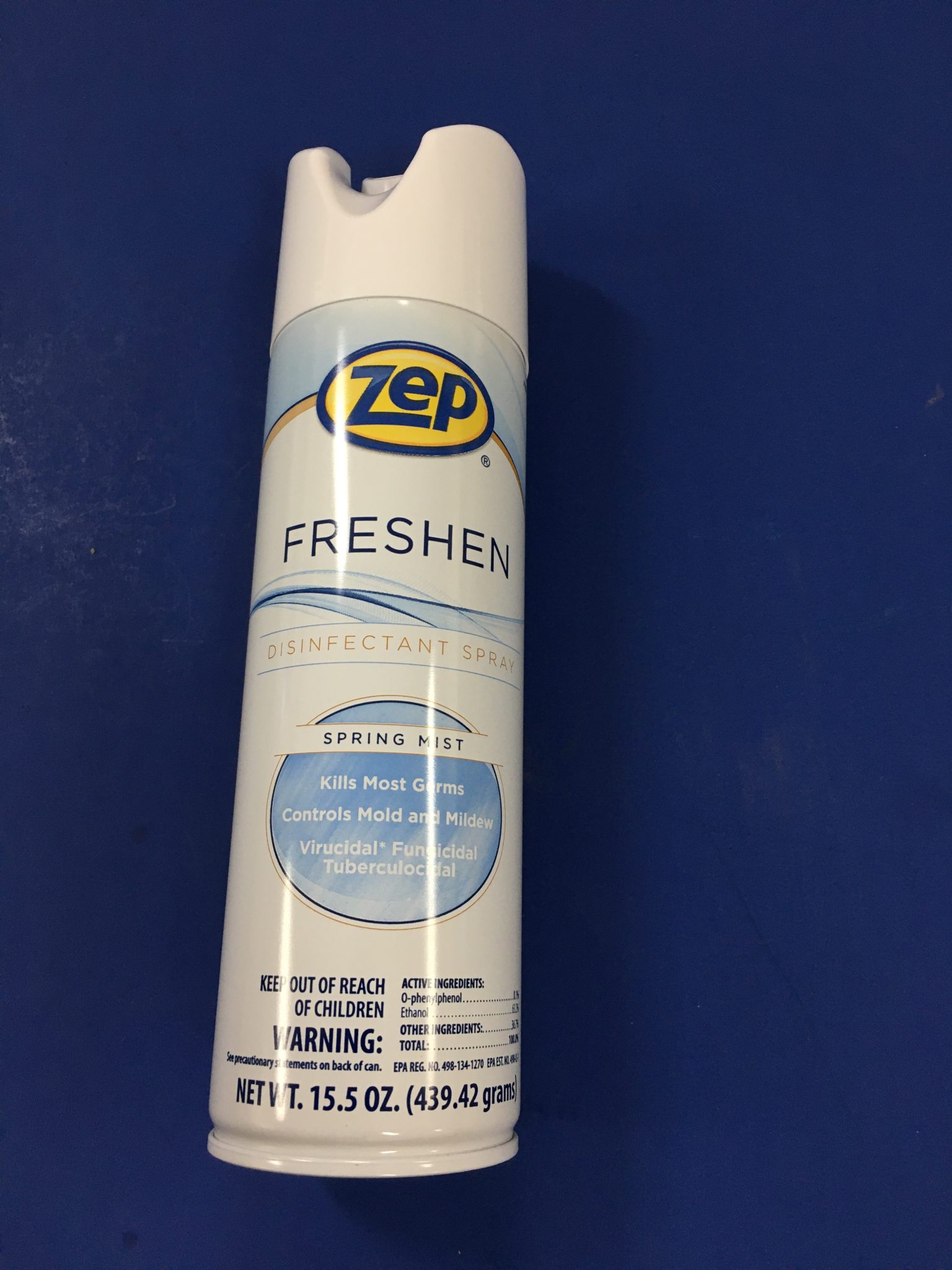 ZEP Disinfectant Spray Delta Distributing