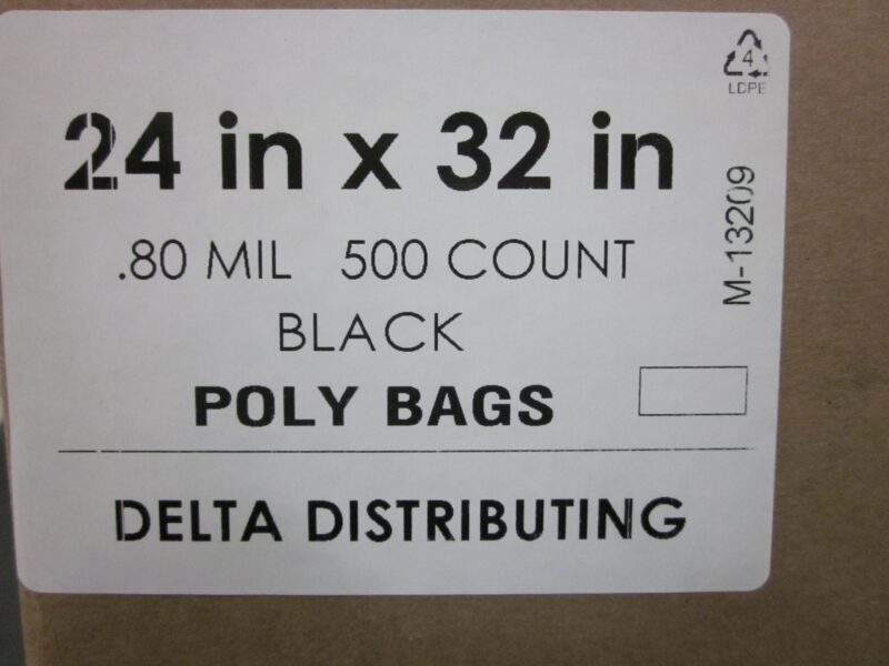 LIN32 Trash Liner Black 13 gallon Black
