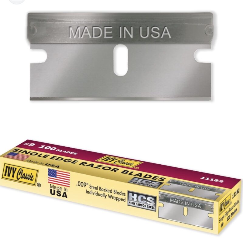 Safety Razor Blades, 100/pk