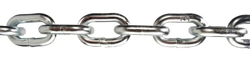 3/8", Grade 30, Coil Chain, Galv. 400'
