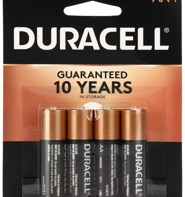 AA Size Battery, 4/pk